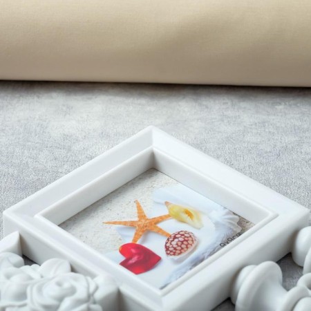 Photo frame plastic in 6 photos 9x9, 9x13, 10x15 cm "Flower arch" White 29x35 cm-2