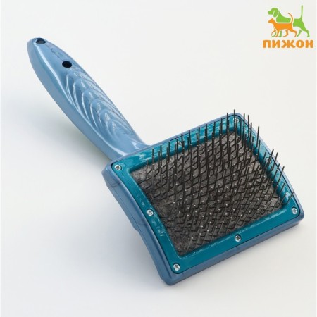 Brush - Piper for the "Caucasian", the base of 84 x 58 mm, blue