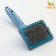 Brush - Piper for the "Caucasian", the base of 84 x 58 mm, blue