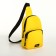 Textura lightning bag, external pocket, yellow color