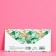 Money envelope "Happy wedding", flowers, 16.5 × 8 cm