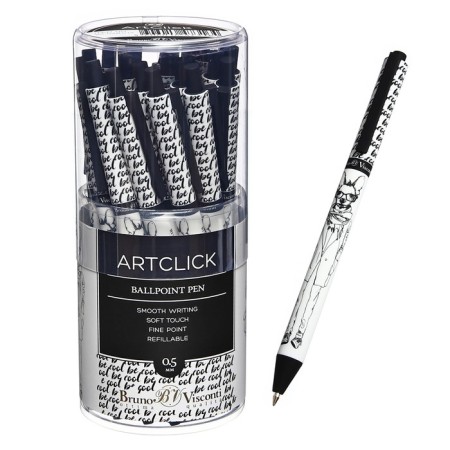 Ballic handle Artclick "Humanopy", Soft Touch, 0.5 mm case, blue ink