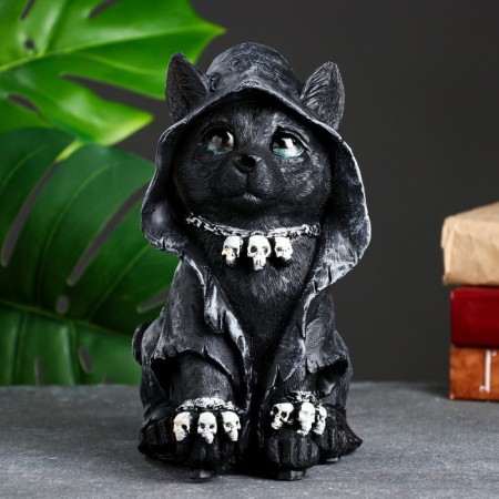 Pigger "Cat Hippie" Black, 23x13x16cm-1