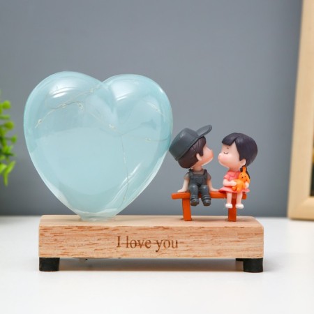 Night "Lovers" LED from 3xlr44 MIXs 14x12x7 cm Risalux-2