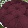 Pillow for swing "Tina", diameter 60 cm, burgundy color