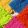 Nozzle for a mop, microfiber Books Dolyana, 150 gr, color mix