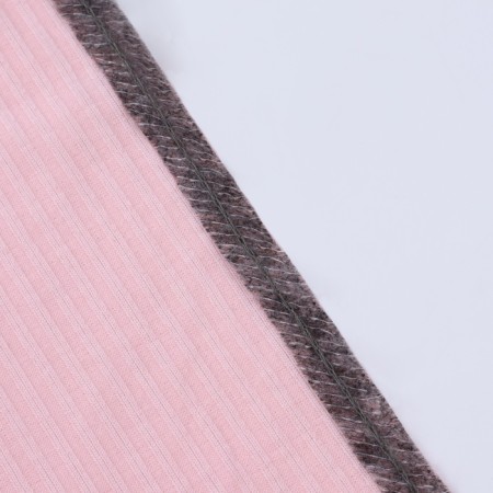 Bloss ribbon with a stitch, 10 mm × 50 m, color gray color-1