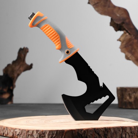 Tourist hatchet with wrench, black, 400 g, 28x11cm-1