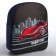 Baby backpack for a boy Textile "Super Machine", 28x24.5x8 cm