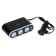 Torso cigarette lighter, 12-24 V, USB, wire 50 cm, backlight