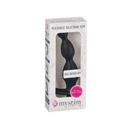 MYSTIM BIG BEND -ITT, silicone, black color, 18 cm-2