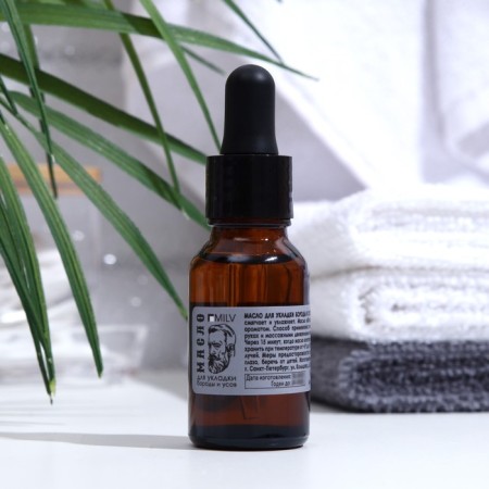 Milv beard and mustache laid oil, 15 ml-2