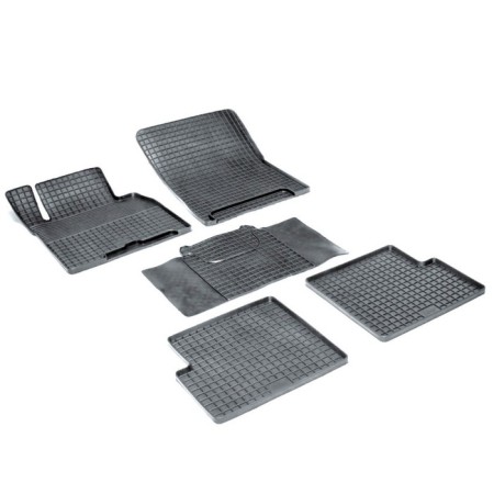 Rubber rugs ’grid’ for Mercedes-Benz G-Class W463, 2001-