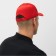 Basebolka male plain minku, size 58, red color