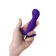 Anal plug Toyfa A-Toys with vibration, moisture resistant, silicone, purple color, 12.9 cm, d = 3