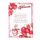 Diploma "March 8", pink tulips, with text, 21x29.7 cm