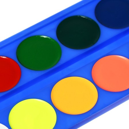 Watercolor "Ray" Fantasy, 14 colors (8 classic, 6 fluorescent), without brush-7