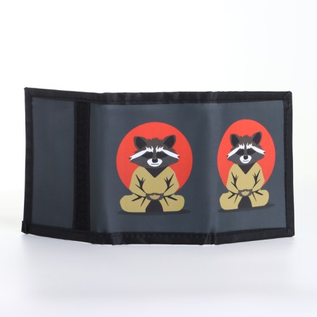 Children's wallet on Velcro "chosen", the color is dark gray-3