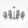 Люстра Maytoni MOD076PL-08N, 8хE14, 40Вт, 97,5х97,5х62 см, цвет никель