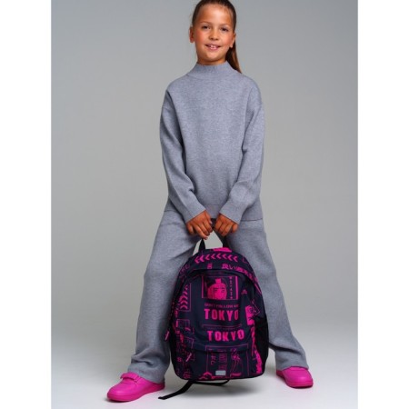 Backpack for girls, size 15x30x40 cm-5