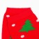 Women's socks "Christmas trees" color red, size 23-25