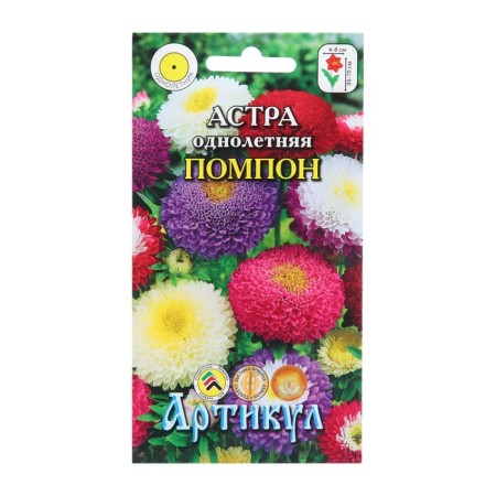 Seeds of Flowers Astra Annual Pomopone Pompon, 0, 2 g