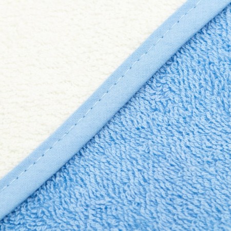 Toward Tensor Corner I, 75x75 cm, milk/blue color, 100% cotton, 360 g/m2-9