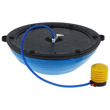 Half -sphere bosu gymnastic, with a pump, 55x25 cm, blue color-15