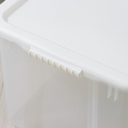 Storage container with Porter lid, 21 l, 42 × 32 × 26 cm, ivory color-2