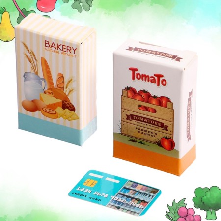Game set "Shop" in a suitcase, with accessories-12