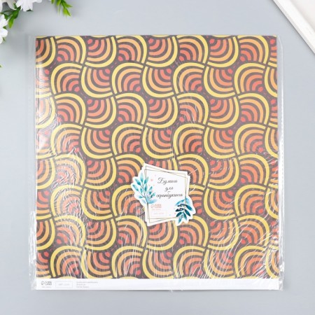 Scrapbooking paper "Summer wave" density 180 g 30.5x32 cm-4