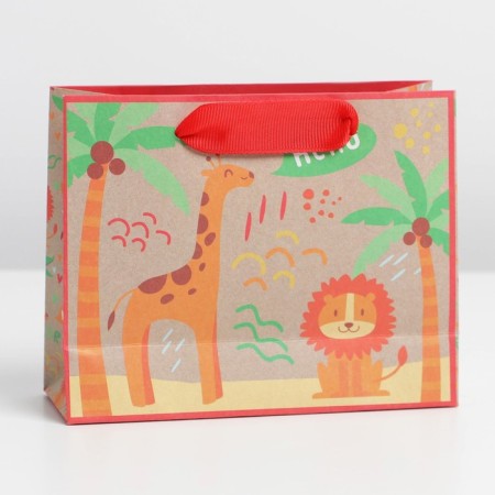 Package Gift Craft Vertical, Packaging, Hello, S 15 x 12 x 5.5 cm-1
