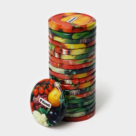 KOMFI canning “Vegetables”, TO-82 mm, metal, varnish, packaging 20 pcs-1