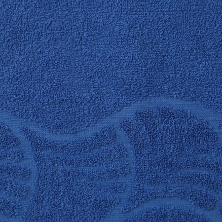 Tainted towel "wave", size 50x90 cm, 300 g/m2, blue color-2