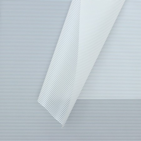 Flower film, "stripes", white, 57x57 cm