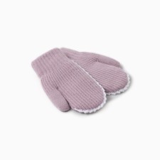 Baby mittens minku, purple color, 18 cm