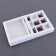 Packaging for sweets 9 pcs, 13.5 x 13.5 x 4 cm, white