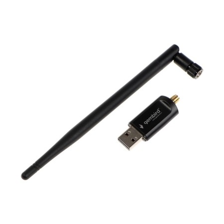 Adapter Wi-Fi+Bluetooth Gembird WNP-UA-019, 600 MBPS, USB, two-band antenna, black-2