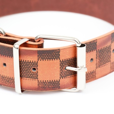 Collar 64 x 3.5 cm, Osh 47-57, brown-2