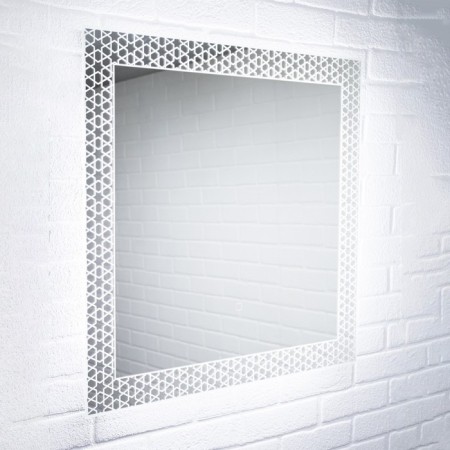 Domino mirror, size 700x700 mm, with backlight