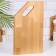 Board of cutting and serving "corner pen" large with a groove 38x22x2 cm