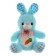 Soft toy "Bunny with carrots", color mix