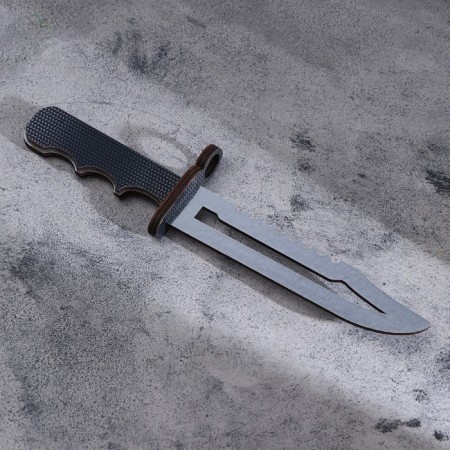 Wooden souvenir "Bayoner Knife", gray blade-2