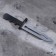 Wooden souvenir "Bayoner Knife", gray blade