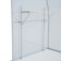 Shelf for the greenhouse end, 70 × 22 × 2 cm, galvanized steel