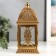 Climber metal, glass for 1 candle "Flash. Fes" gold 21.5x9.7x9.7 cm