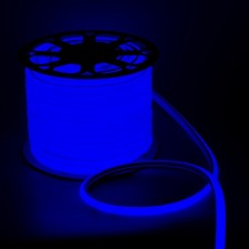 Flexible Neon Luazon Lighting 16 mm D-shaped, IP65, 50 m, SMD2835, 120 LED/m, 220 V, glow of blue