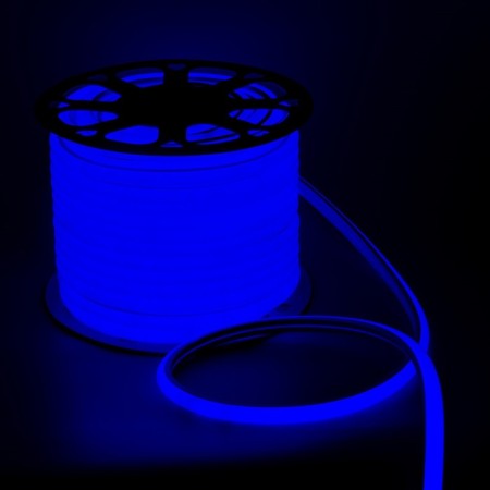 Flexible Neon Luazon Lighting 16 mm D-shaped, IP65, 50 m, SMD2835, 120 LED/m, 220 V, glow of blue