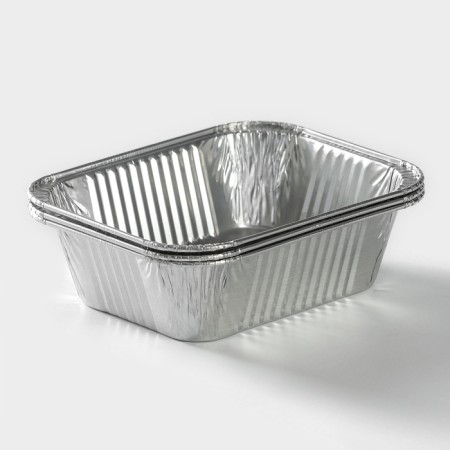 A set of foil forms for baking and baking of the share, 250 ml, 12.5 × 9.8 × 3.3 cm, 3 pcs-4