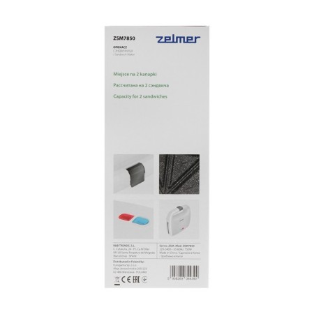 Zelmer ZSM7850, 750 W, anti -stick coating, white-10